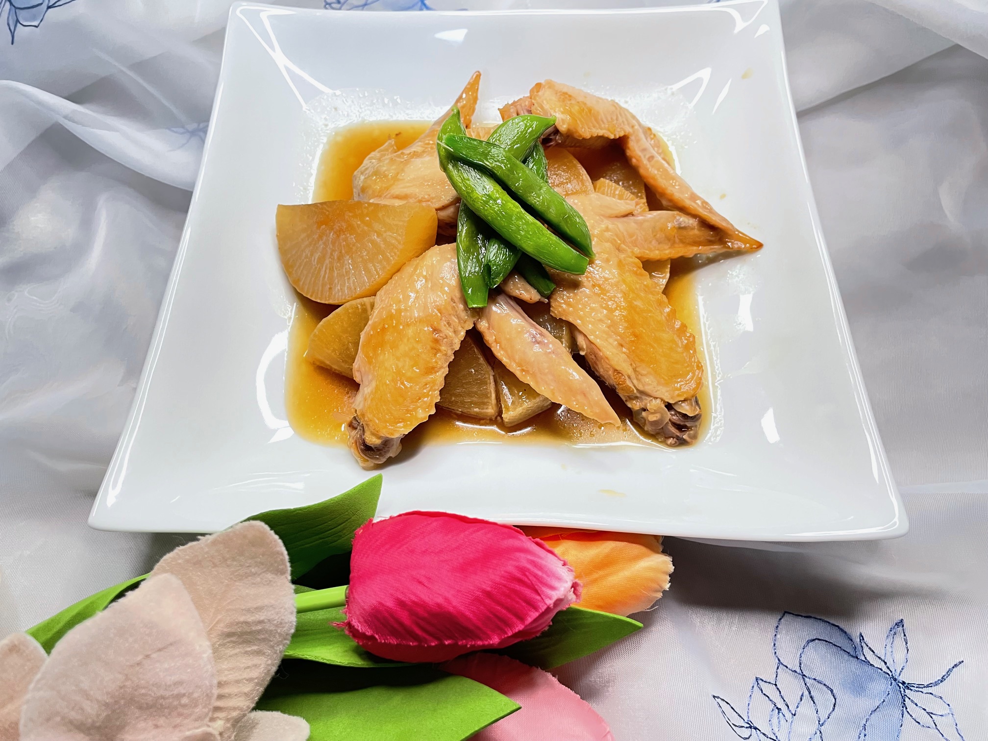 大根と手羽先の染み煮