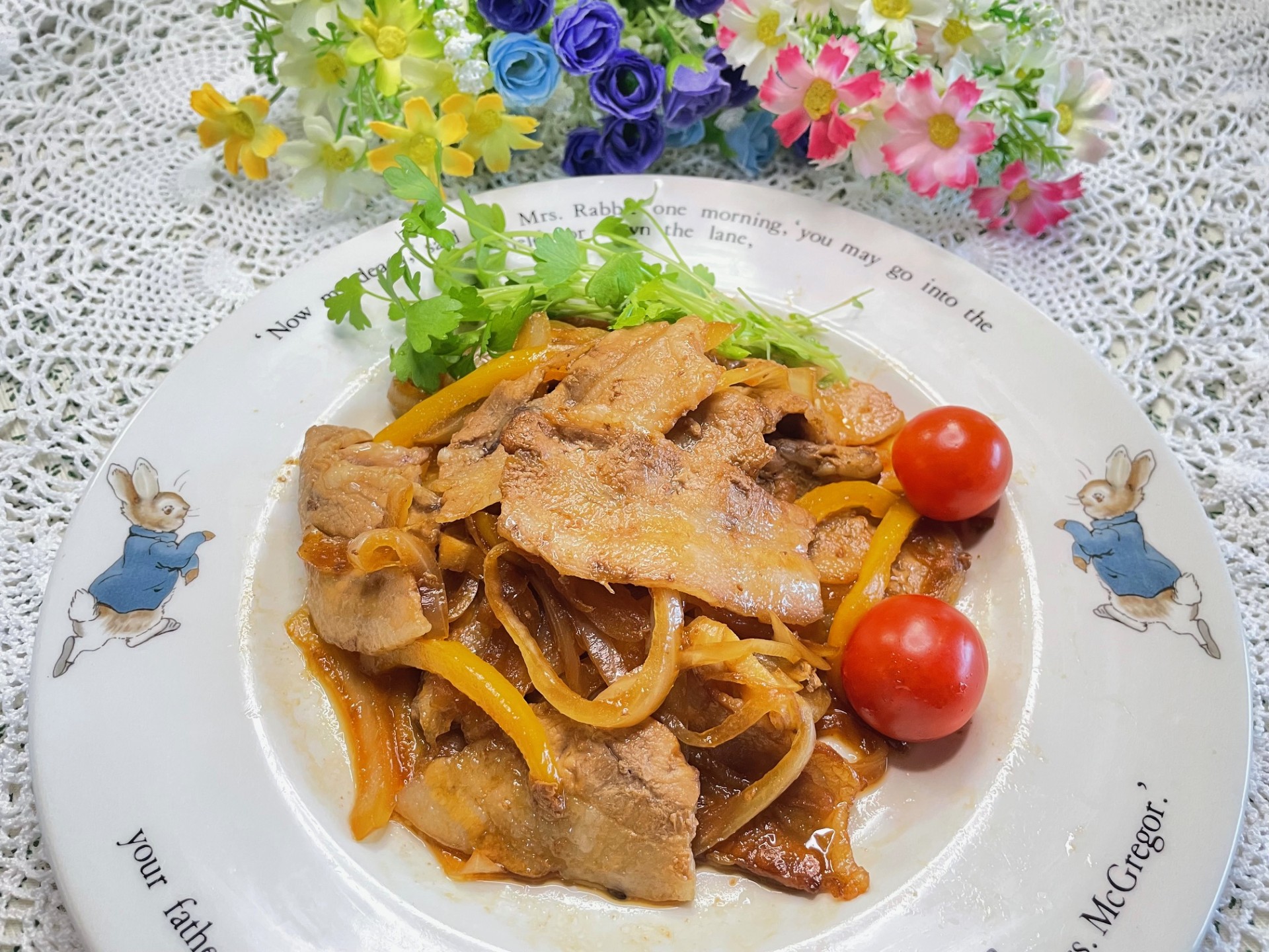 豚肉のカラメル焼き